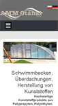 Mobile Screenshot of amm-schwimmbecken.eu